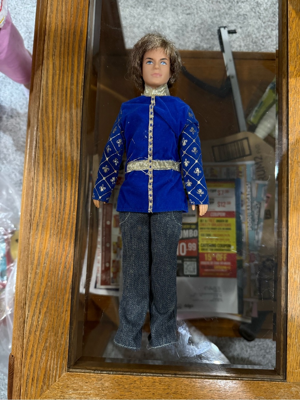 Vintage Mattel 1968 Mod Rooted Brown Hair Blue Eye Bendable Knees 12" Ken Doll